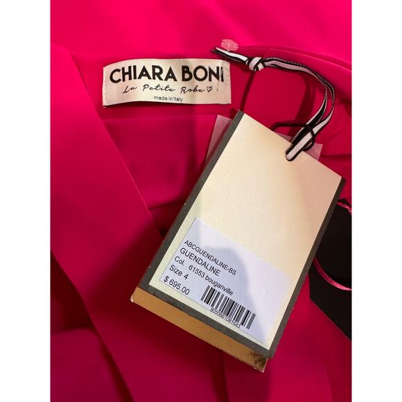 CHIARA BONI LA PETITE ROBE Guendaline Halter Dress - Bouganville size 40/ US 4 - Picture 10 of 13